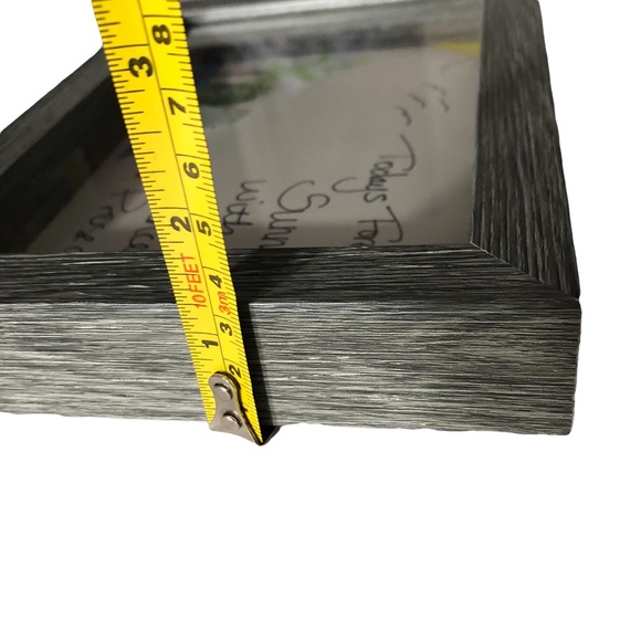 Sea Glass Art Beach Ocean Print Prosecco Wine Tropical Framed Natural Grey - Picture 4 of 9